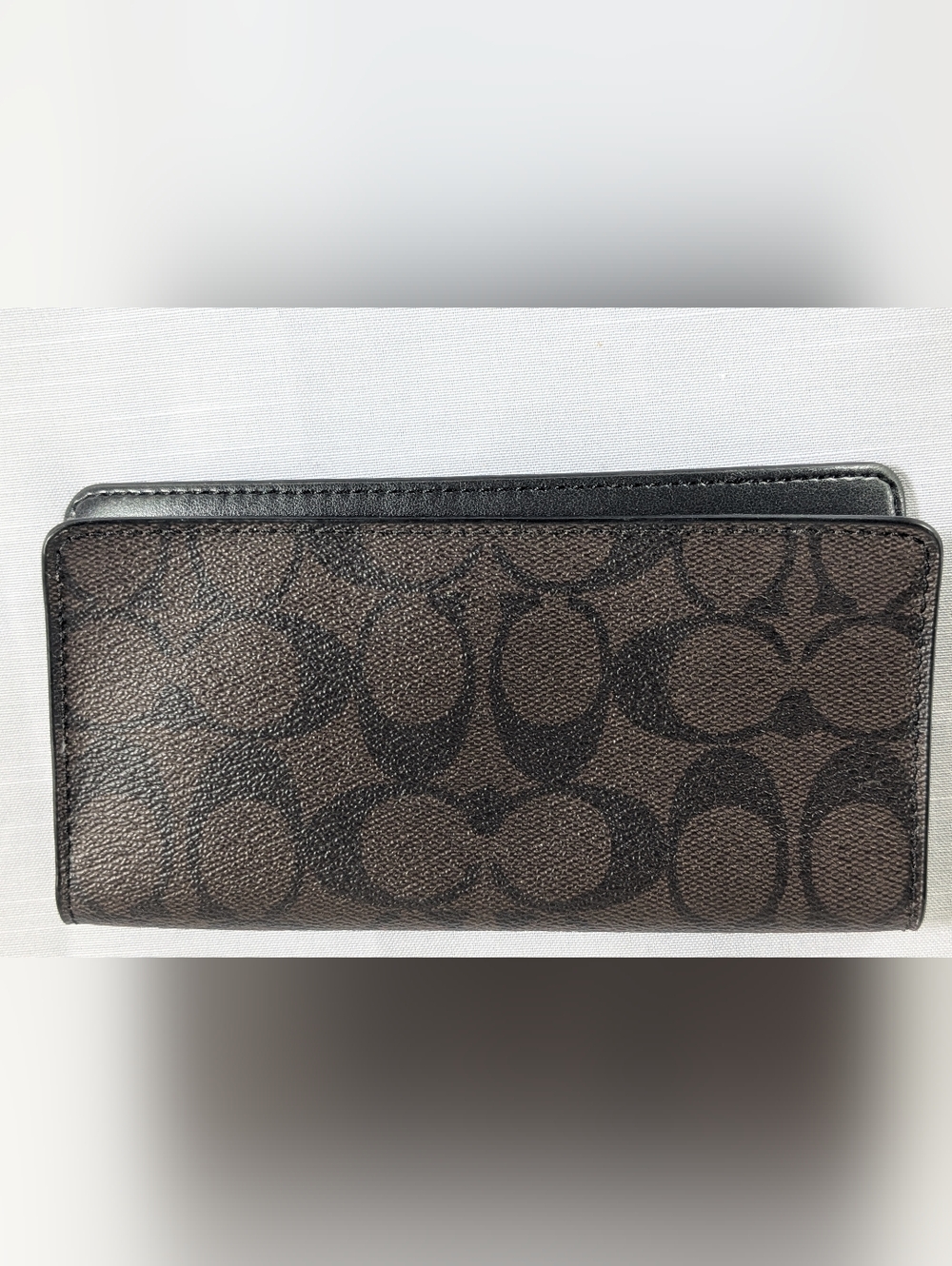 Coach Vintage signature monogram checkbook